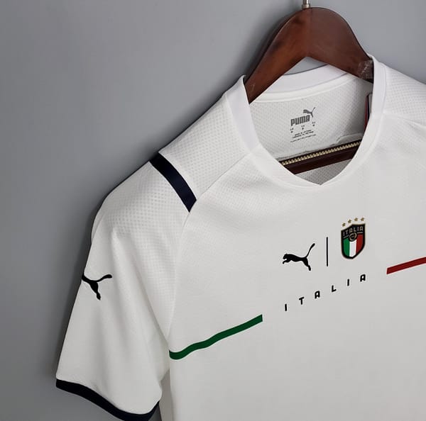 2020 Italy EURO White Away Soccer Jersey - Image 4