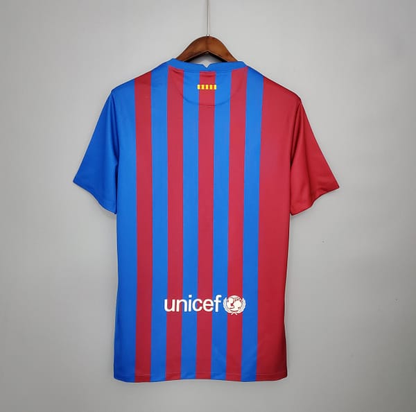 21/22 Barcelona home Soccer Jersey - Image 2