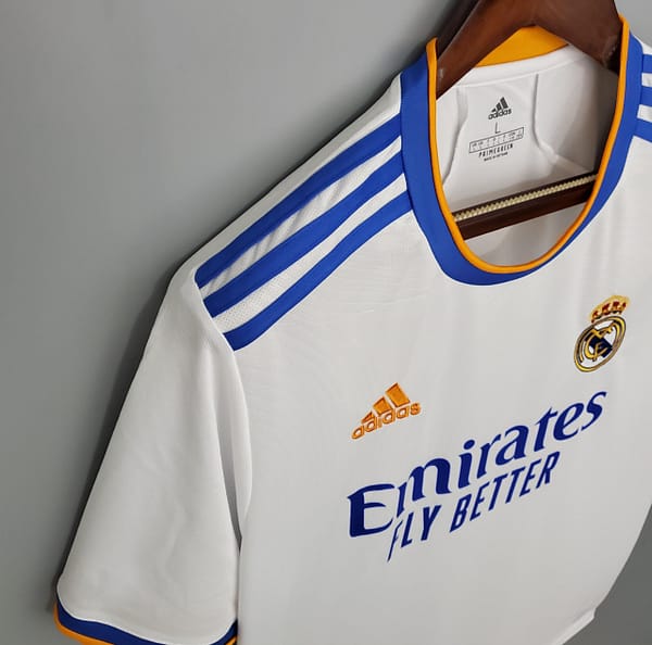 21/22 Real Madrid home Soccer Jersey - Image 4