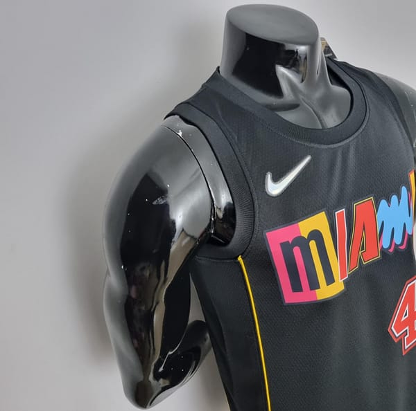 2022 Oladipo #4 Miami Heat City Edition NBA Jersey - Image 4