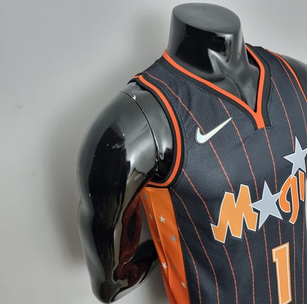 2022 Season McGrady #1 Orlando Magic City Edition NBA Jersey - Image 7