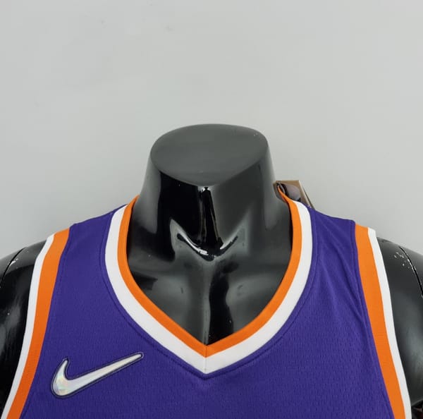 75th Anniversary Booker #1 Phoenix Suns Purple NBA Jersey - Image 6
