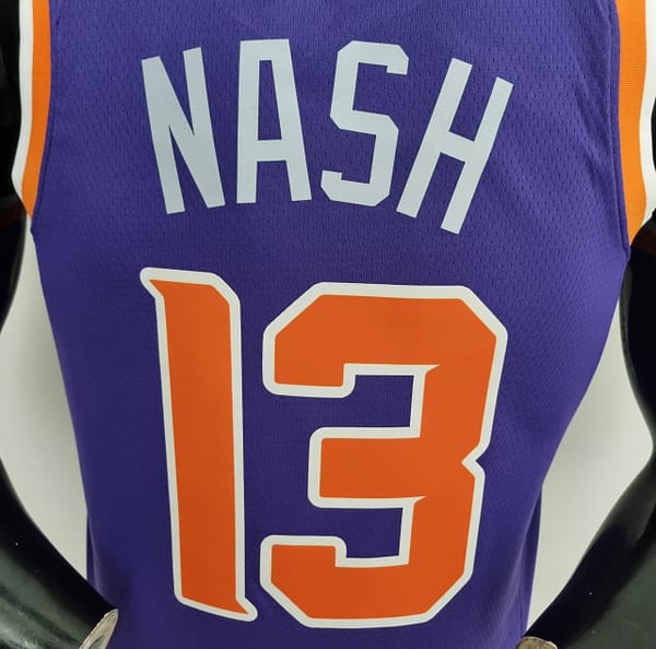75th Anniversary Nash #13 Phoenix Suns Purple NBA Jersey - Image 4