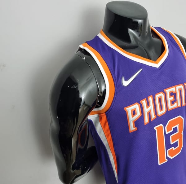 75th Anniversary Nash #13 Phoenix Suns Purple NBA Jersey - Image 6