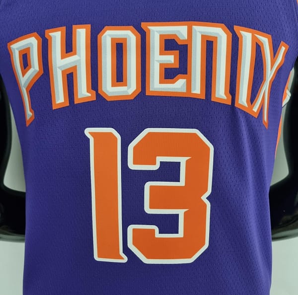 75th Anniversary Nash #13 Phoenix Suns Purple NBA Jersey - Image 9