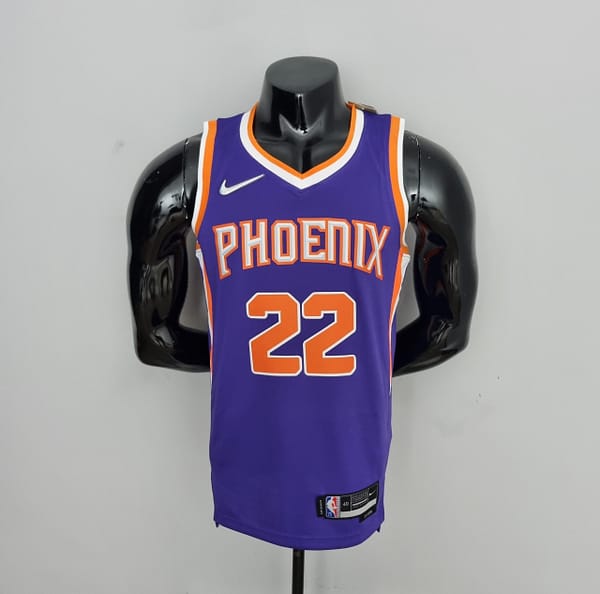 75th Anniversary Ayton #22 Phoenix Suns Purple NBA Jersey