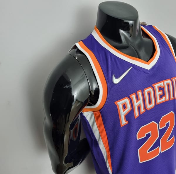 75th Anniversary Ayton #22 Phoenix Suns Purple NBA Jersey - Image 4