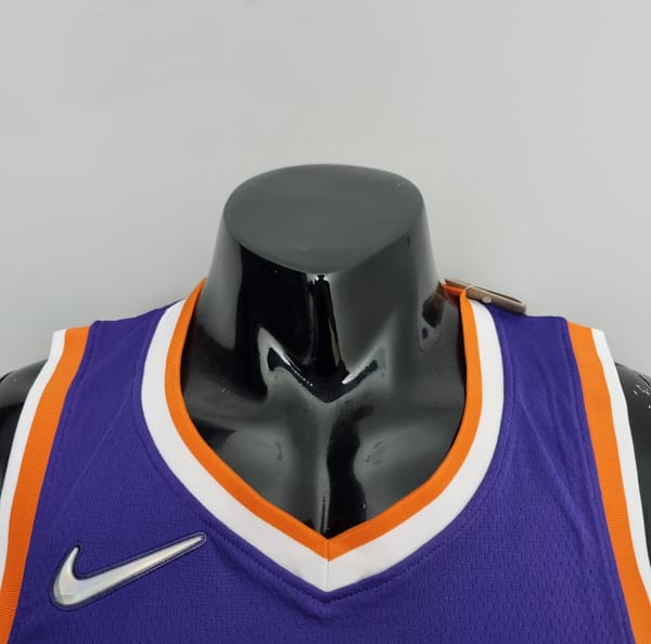 75th Anniversary Ayton #22 Phoenix Suns Purple NBA Jersey - Image 6