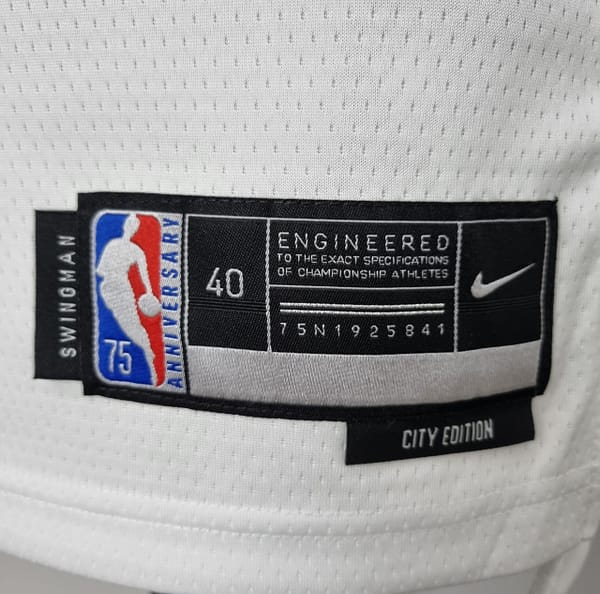 75th Anniversary Randle #30 New York Knicks White NBA Jersey - Image 2