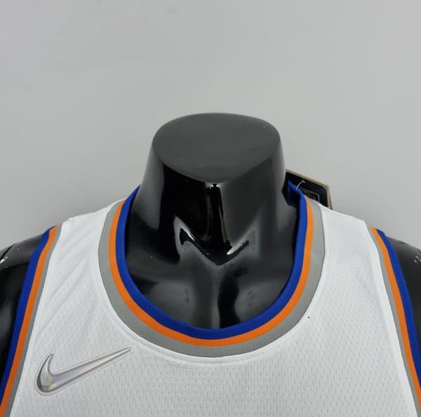 75th Anniversary Randle #30 New York Knicks White NBA Jersey - Image 5