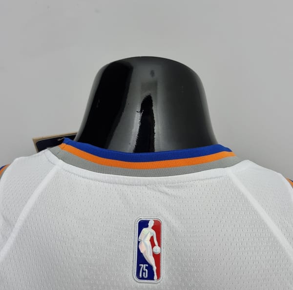 75th Anniversary Lin #17 New York Knicks White NBA Jersey - Image 3