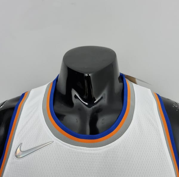 75th Anniversary Lin #17 New York Knicks White NBA Jersey - Image 8