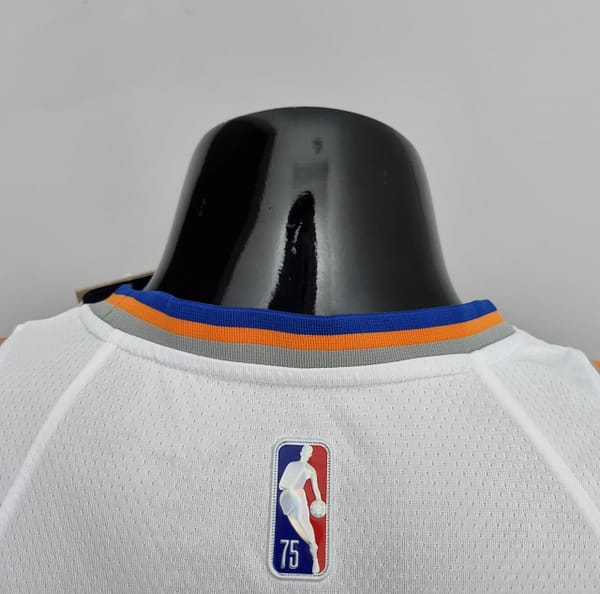 75th Anniversary Anthony #7 New York Knicks White NBA Jersey - Image 7