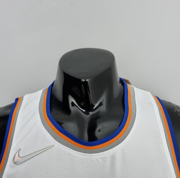 75th Anniversary Ross #4 New York Knicks White NBA Jersey - Image 8