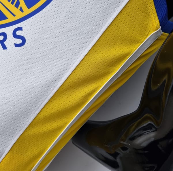 75th Anniversary Toscano#95 Golden State Warriors Mexico Exclusive White NBA Jersey - Image 6