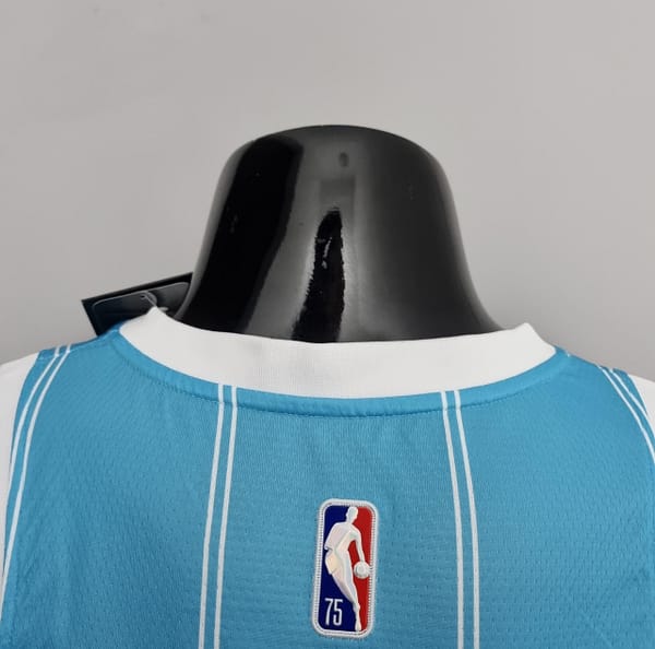 75th Anniversary Ball #2 Charlotte Hornets Blue NBA Jersey - Image 4