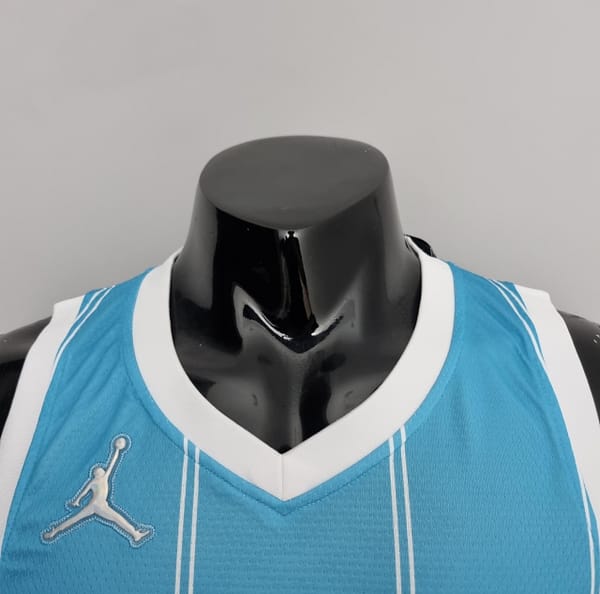75th Anniversary Ball #2 Charlotte Hornets Blue NBA Jersey - Image 9