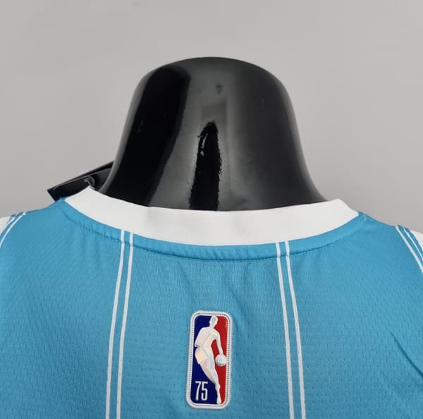 75th Anniversary Oubre jr.#12 Charlotte Hornets Blue NBA Jersey - Image 6