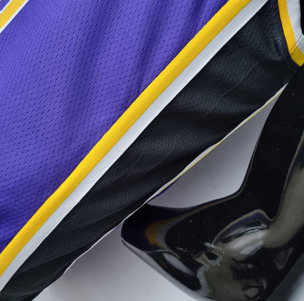 75th Anniversary Davis #3 Los Angeles Lakers Jordan Purple NBA Jersey - Image 3