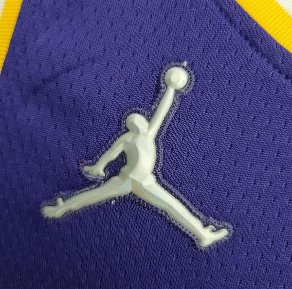 75th Anniversary Westbrook #0 Los Angeles Lakers Jordan Purple NBA Jersey - Image 5
