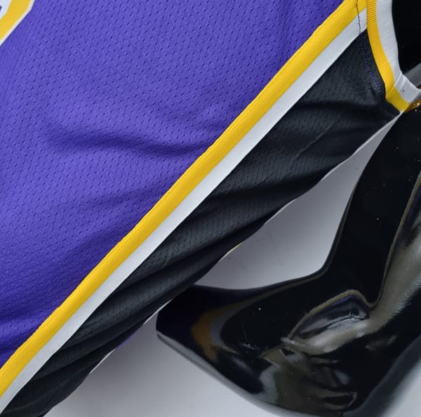 75th Anniversary James #23 Los Angeles Lakers Jordan Purple NBA Jersey - Image 11