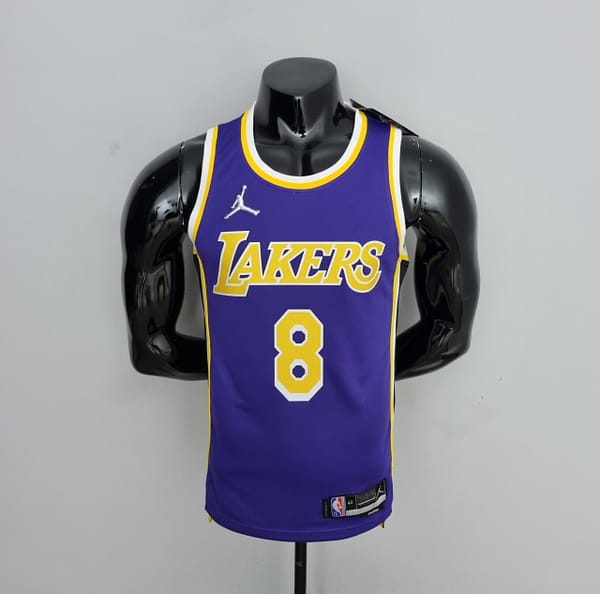 75th Anniversary BRYANT#8 Los Angeles Lakers Jordan Purple NBA Jersey