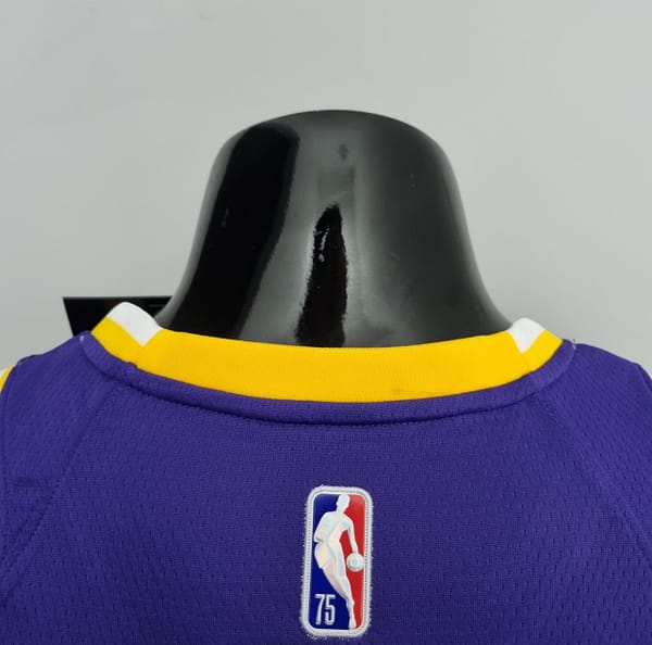 75th Anniversary BRYANT#8 Los Angeles Lakers Jordan Purple NBA Jersey - Image 8