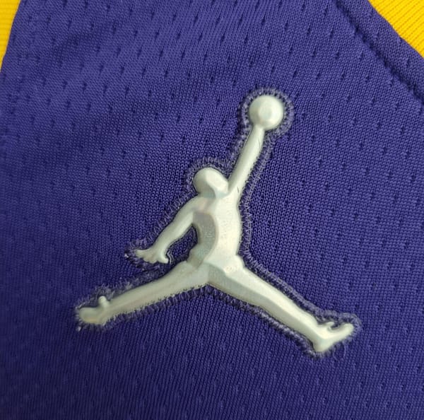 75th Anniversary Anthony #7 Los Angeles Lakers Jordan Purple NBA Jersey - Image 7