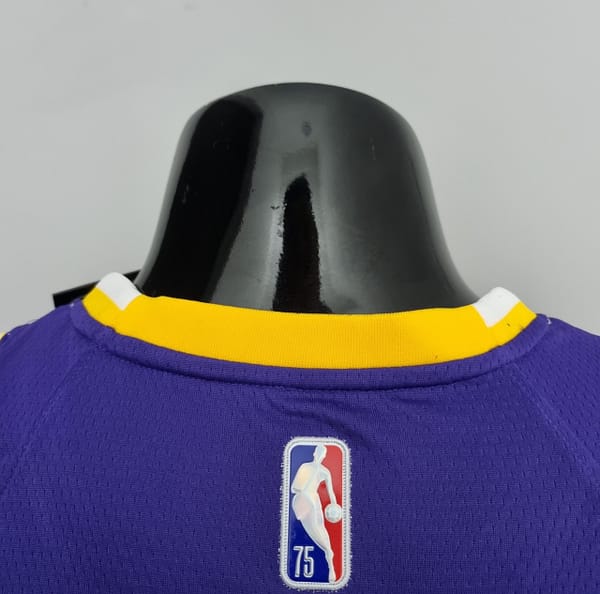 75th Anniversary Rondo #4 Los Angeles Lakers Jordan Purple NBA Jersey - Image 8