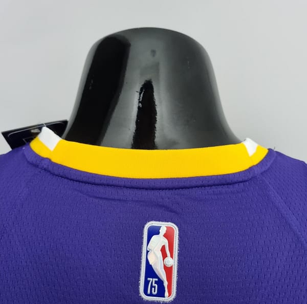 75th Anniversary Howard #39 Los Angeles Lakers Jordan Purple NBA Jersey - Image 2