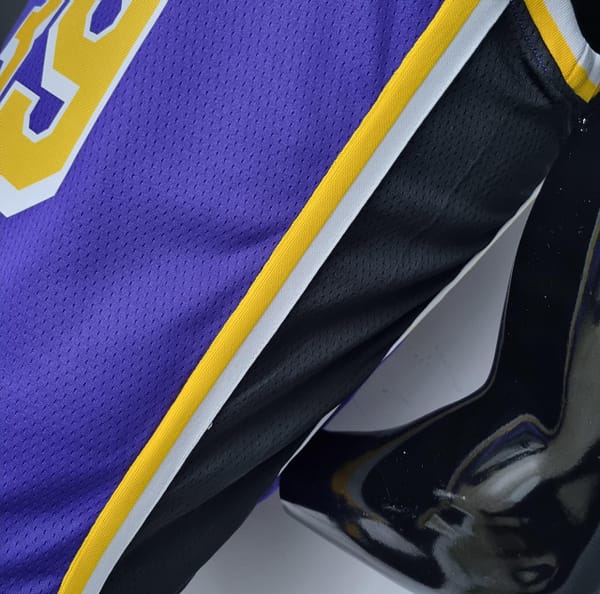 75th Anniversary Howard #39 Los Angeles Lakers Jordan Purple NBA Jersey - Image 6