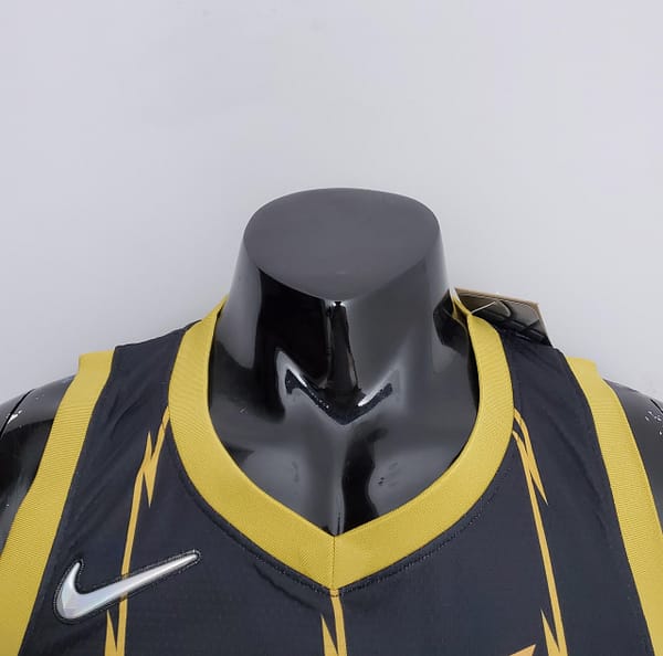 2022 Toronto Raptors VANVLEET#23 City Edition Black NBA Jersey - Image 5