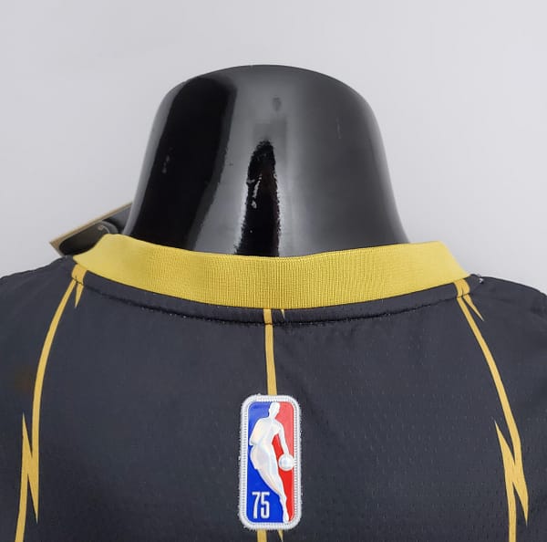 2022 Toronto Raptors VANVLEET#23 City Edition Black NBA Jersey - Image 9