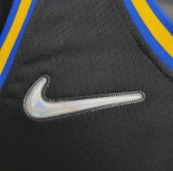 2022 75th Anniversary Golden State Warriors TOSCANO#95 Mexico Edition Black NBA Jersey - Image 8