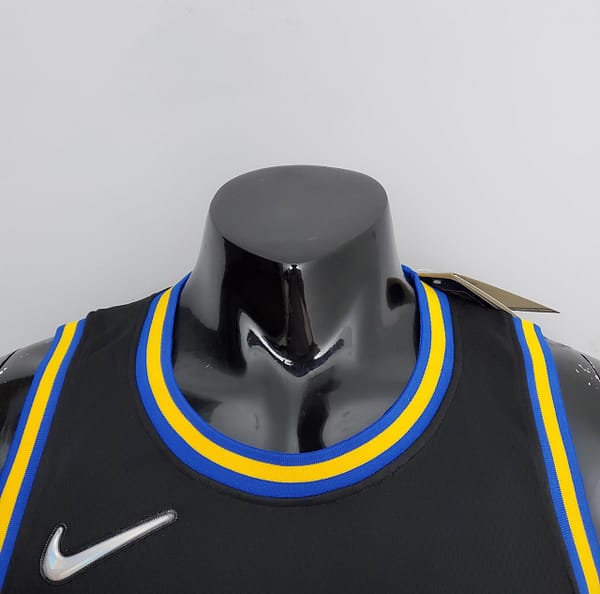 2022 75th Anniversary Golden State Warriors Curry #30 Mexico Edition Black NBA Jersey - Image 6