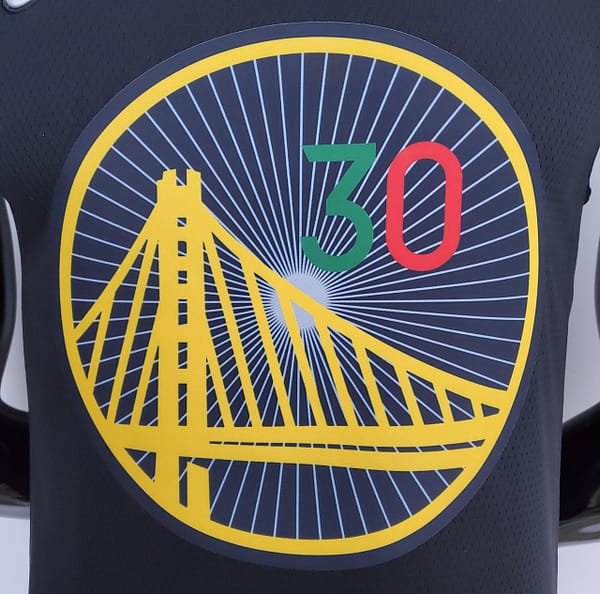 2022 75th Anniversary Golden State Warriors Curry #30 Mexico Edition Black NBA Jersey - Image 7