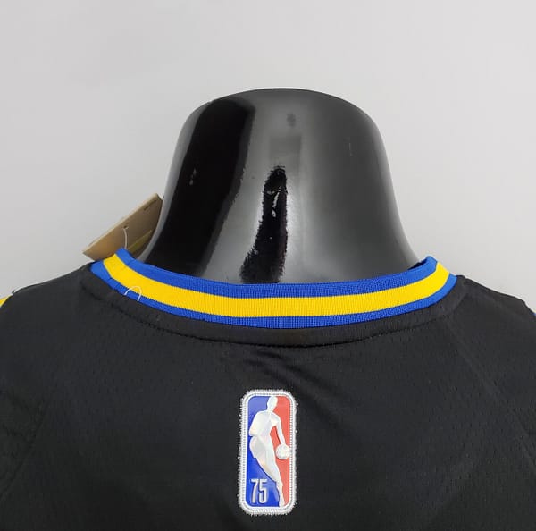 2022 75th Anniversary Golden State Warriors Curry #30 Mexico Edition Black NBA Jersey - Image 10