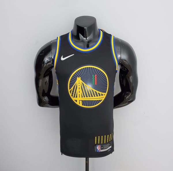 2022 75th Anniversary Golden State Warriors Thompson #11 Mexico Edition Black NBA Jersey