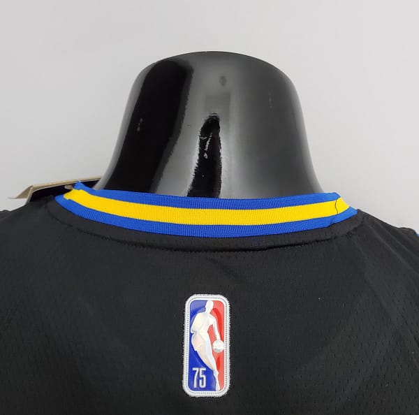 2022 75th Anniversary Golden State Warriors Thompson #11 Mexico Edition Black NBA Jersey - Image 2