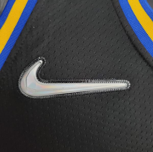 2022 75th Anniversary Golden State Warriors Thompson #11 Mexico Edition Black NBA Jersey - Image 7