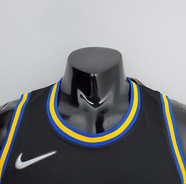 2022 75th Anniversary Golden State Warriors Thompson #11 Mexico Edition Black NBA Jersey - Image 8