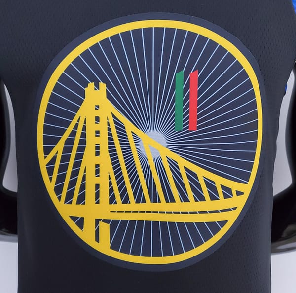 2022 75th Anniversary Golden State Warriors Thompson #11 Mexico Edition Black NBA Jersey - Image 9