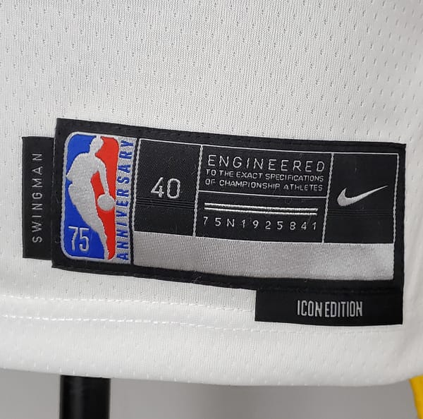 75th Anniversary Golden State Warriors Curry #30 Mexico Edition White NBA Jersey - Image 5