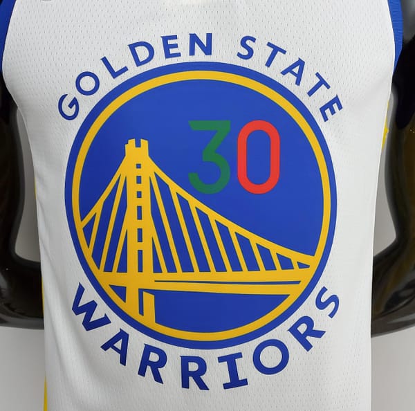 75th Anniversary Golden State Warriors Curry #30 Mexico Edition White NBA Jersey - Image 10