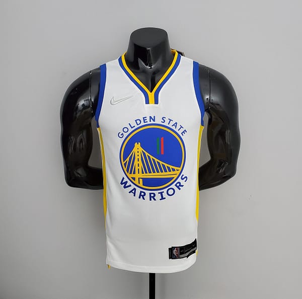 75th Anniversary Golden State Warriors Thompson #11 Mexico Edition White NBA Jersey