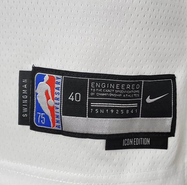 75th Anniversary Golden State Warriors Thompson #11 Mexico Edition White NBA Jersey - Image 3