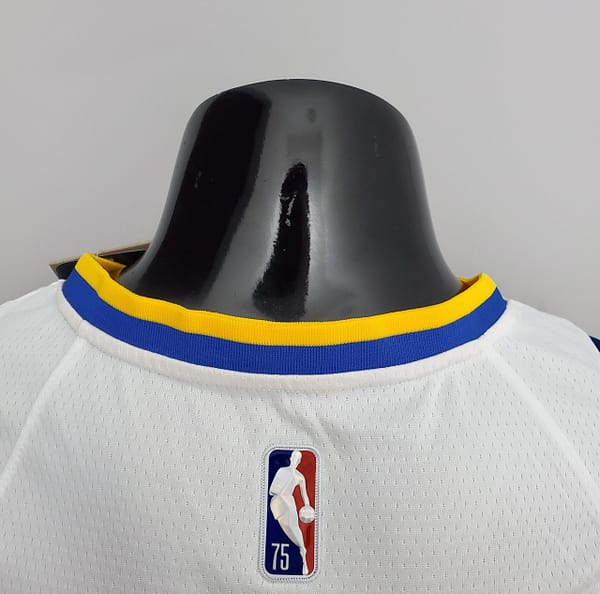 75th Anniversary Golden State Warriors Thompson #11 Mexico Edition White NBA Jersey - Image 8