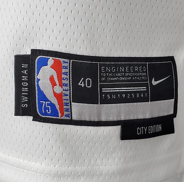 75th Anniversary 2202 Season Oklahoma City Thunder GEORGE#13 City Edition White NBA Jersey - Image 5