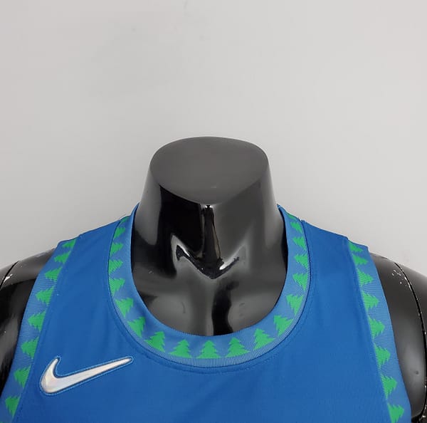 75th Anniversary 2202 Season TOWNS#32 Minnesota Timberwolves City Edition Blue NBA Jersey - Image 6