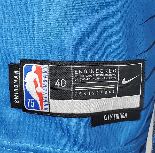 75th Anniversary 2202 Season TOWNS#32 Minnesota Timberwolves City Edition Blue NBA Jersey - Image 8